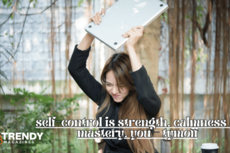 self-control is strength. calmness is mastery. you - tymoff